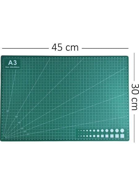 A3 KESME MATI  PATCHWORK  CUTTİNG MAT - KESİM  ALTLIĞI 45*30CM