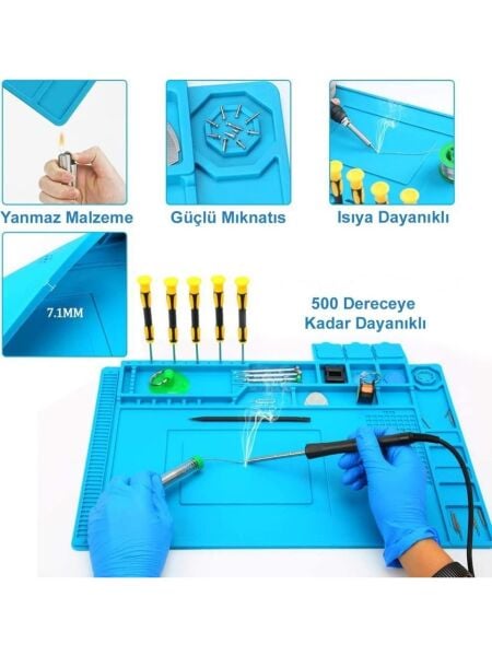 BEST S-160 S160  PROFESYONEL  MANYETİK SİLİKON  TAMİR PEDİ