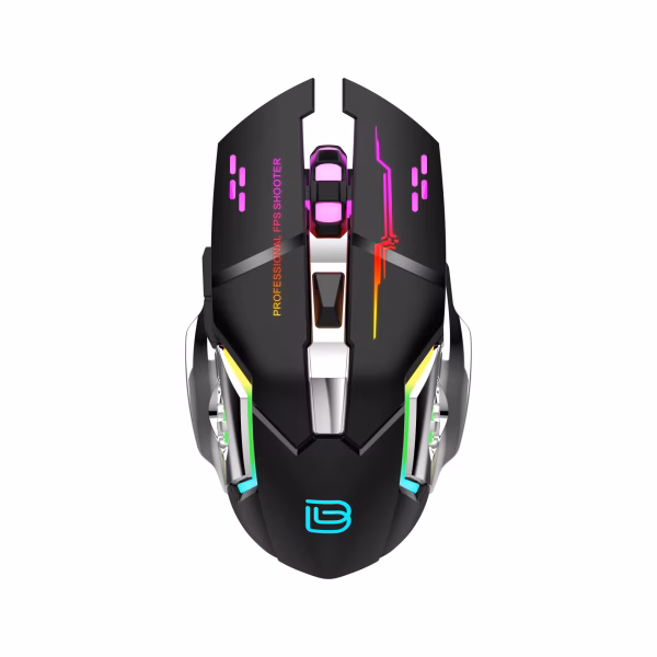 Bajeal Kablosuz Işıklı Mouse Bluetooth & USB Type-C Grşl
