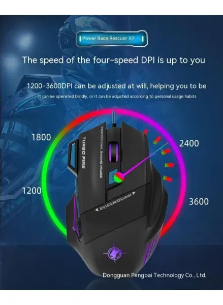 MS-7 Model Ergonomik Tasarımlı Oyuncu Mouse