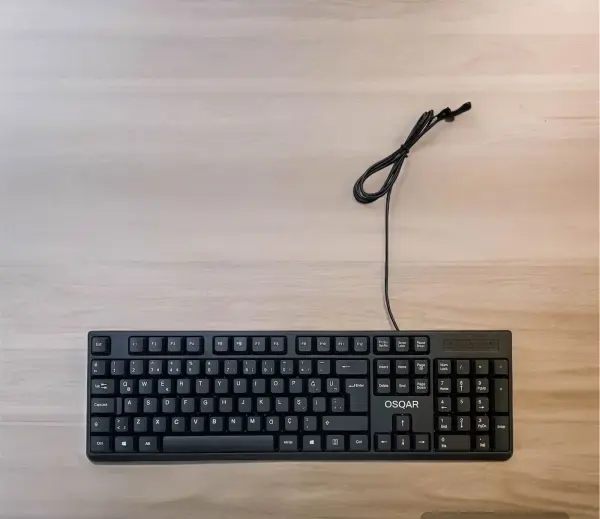 Osqar Kablolu Klavye Mouse Set