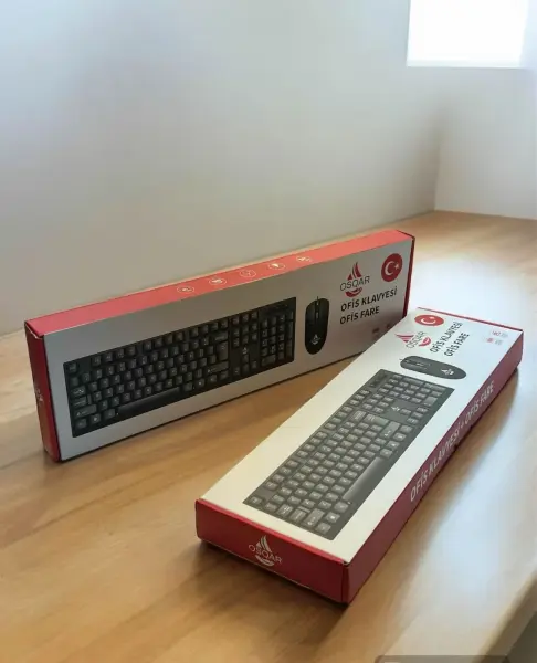 Osqar Kablolu Klavye Mouse Set