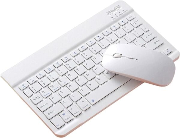 Raynox Kablosuz Bluetooth ve Sarj Özellikli Klavye Mouse Set Beyaz Renk Türkçe Q