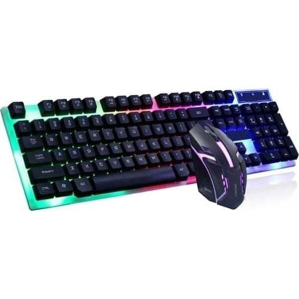 Bugatek Işıklı Türkçe Q Klavye ve Mouse Set