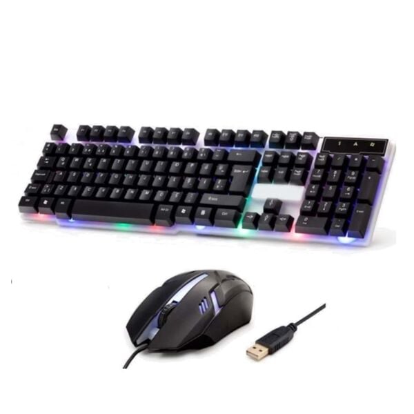 Bugatek Işıklı Türkçe Q Klavye ve Mouse Set