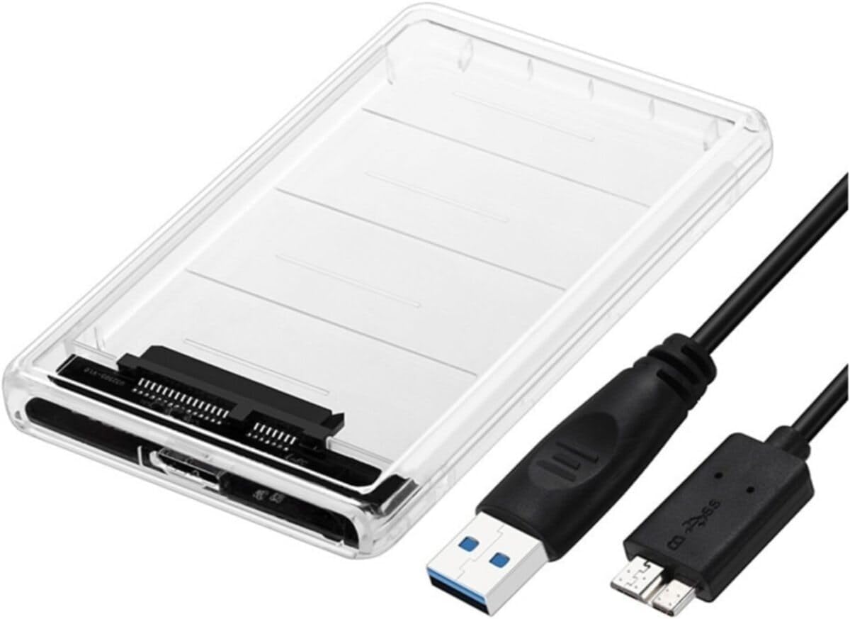 Osqar Usb 3.0 Harici Ssd Harddisk Şeffaf SataTaşınabilir Hdd Kutusu