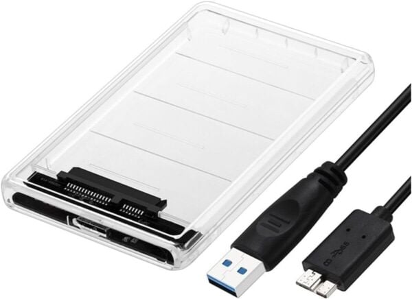 Osqar Usb 3.0 Harici Ssd Harddisk Şeffaf SataTaşınabilir Hdd Kutusu