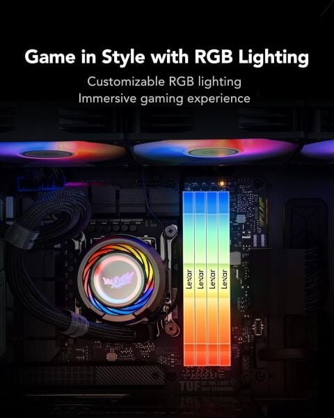 Lexar THOR RGB DDR5 RAM 32GB Kit (2x16GB) 6000 MHz,