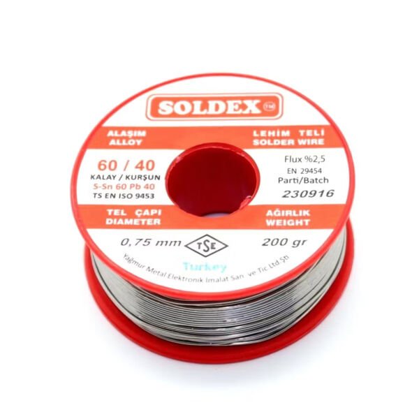 SOLDEX 0,75 MM 100 GR.LEHİM ATMA TELİ