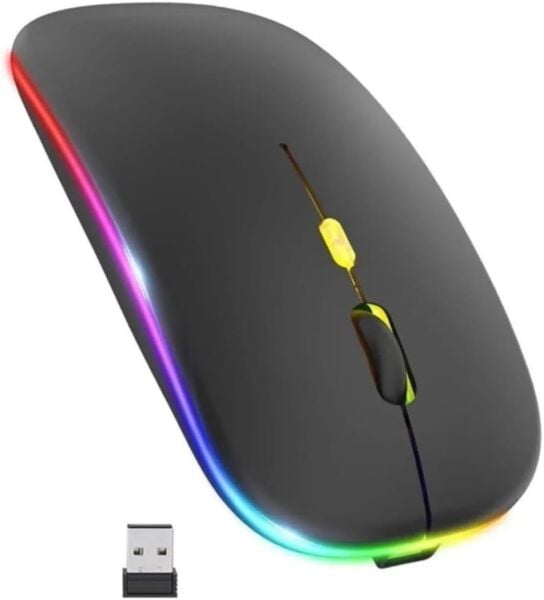 Osqar Sarj Edilebilir Işıklı Kablosuz Mouse