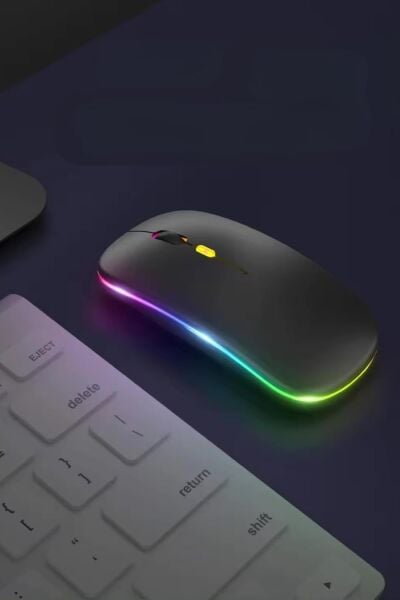 Osqar Sarj Edilebilir Işıklı Kablosuz Mouse