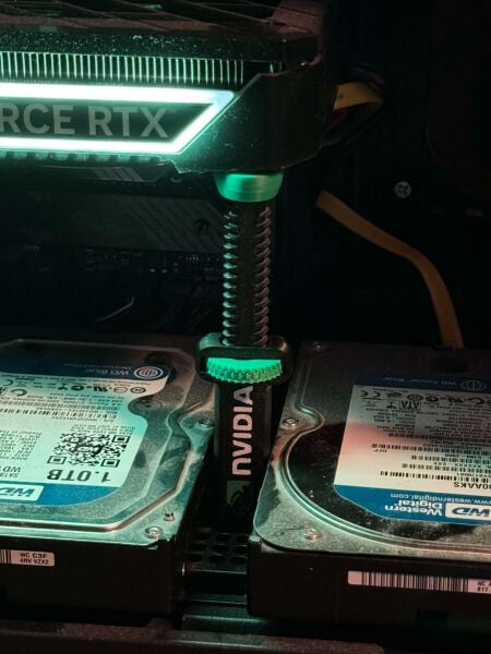 Ayarlanabilir 3D Baskı GPU Ekran Kartı Destek Aparatı(75–120 mm)