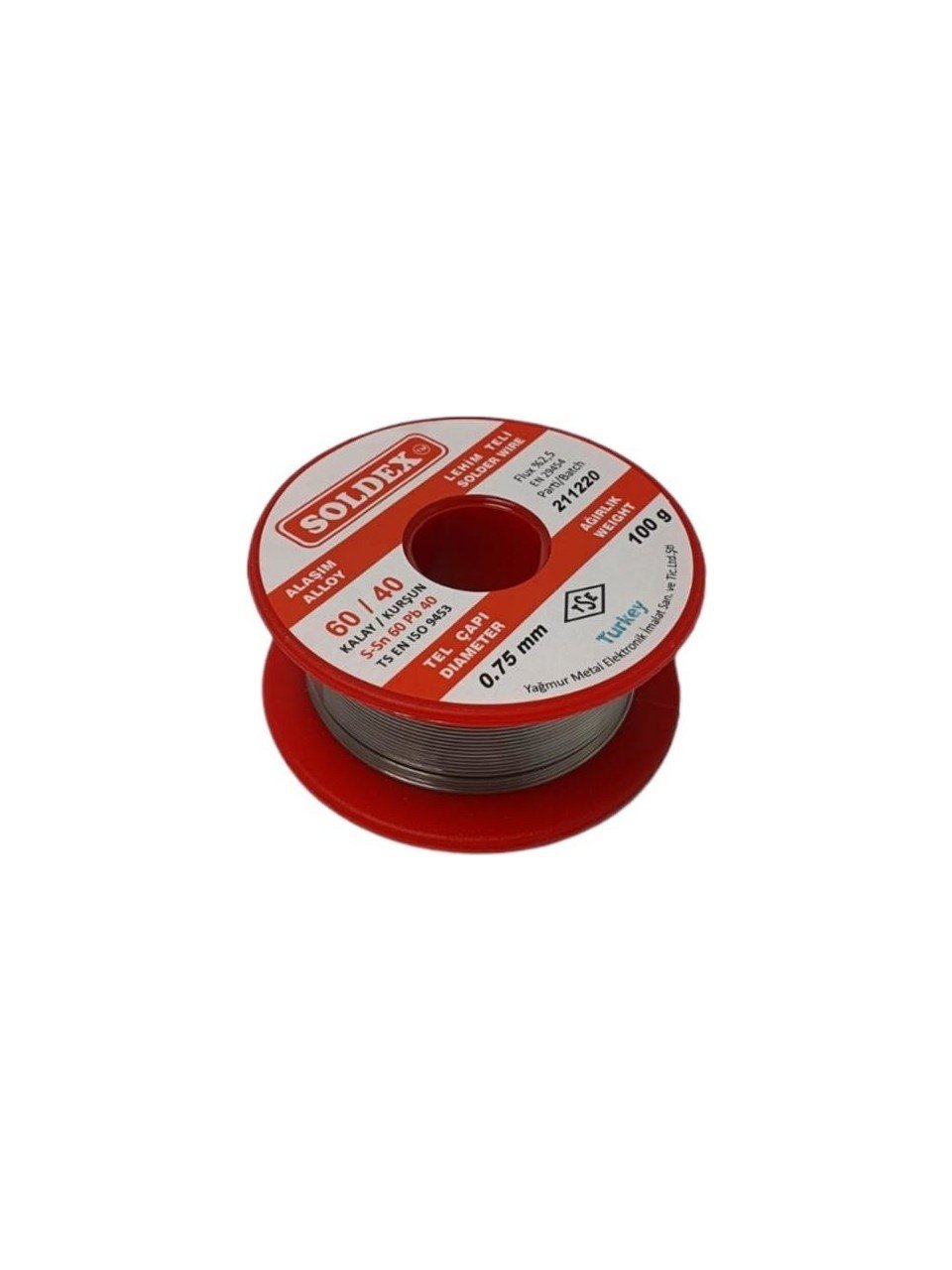 SOLDEX 0,75 MM 100 GR. LEHİM ATMA TELİ