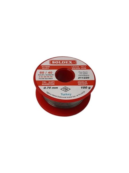 SOLDEX 0,75 MM 100 GR. LEHİM ATMA TELİ