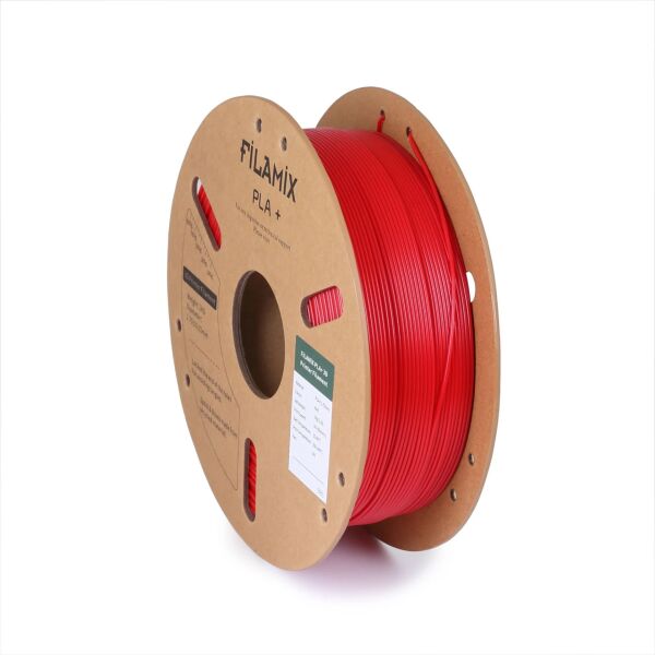 Filamix Filament PLA + 1.75mm 1 KG Plus Kırmızı Renk
