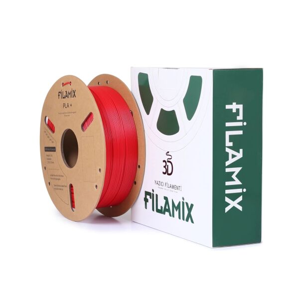 Filamix Filament PLA + 1.75mm 1 KG Plus Kırmızı Renk