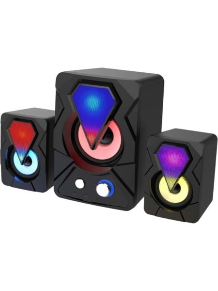 Raynox 2+1 USB Işıklı Hoparlör Seti