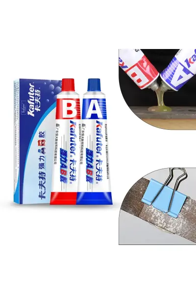 KAFUTER METAL PLASTİK CAM AHŞAP ÇOK GÜÇLÜ YAPIŞTIRICI 35X2 70 GR KASA TAMİR