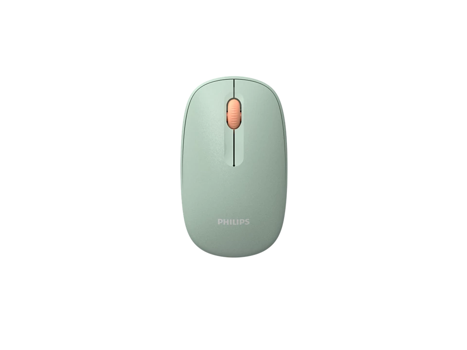 Philips SPK 7318 Kablosuz Mouse Yeşil AA Pil Hediyeli Sessiz Click