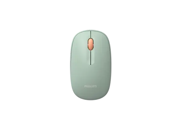 Philips SPK 7318 Kablosuz Mouse Yeşil AA Pil Hediyeli Sessiz Click