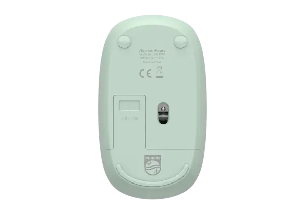 Philips SPK 7318 Kablosuz Mouse Yeşil AA Pil Hediyeli Sessiz Click