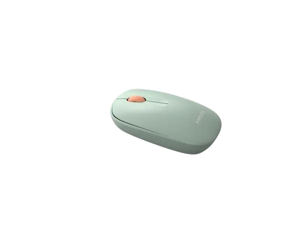Philips SPK 7318 Kablosuz Mouse Yeşil AA Pil Hediyeli Sessiz Click