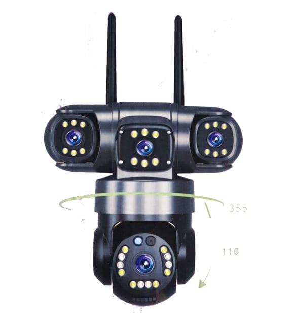 APX-WPG690 9mp 3.6 mm Üç Kamera 30 LED Wifi Ptz