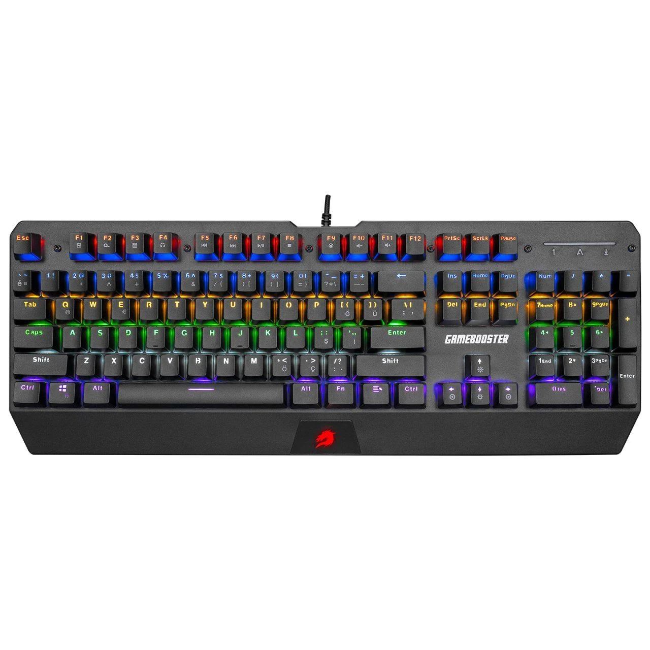 GameBooster G5 Defender Rainbow Aydınlatmalı Mekanik Türkçe Klavye