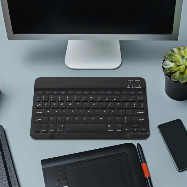 Raynox Kablosuz Bluetooth ve Sarj Özellikli Klavye Mouse Set Siyah Renk Türkçe Q