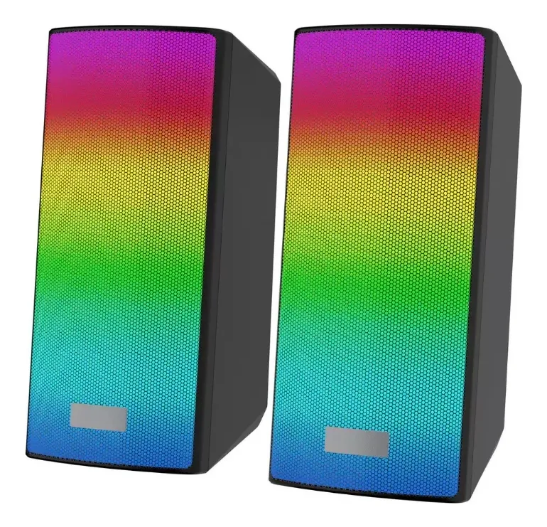 Raynox RX-3080 1+1 Orta Boy Işıklı Hoparlör Bluetooth & USB