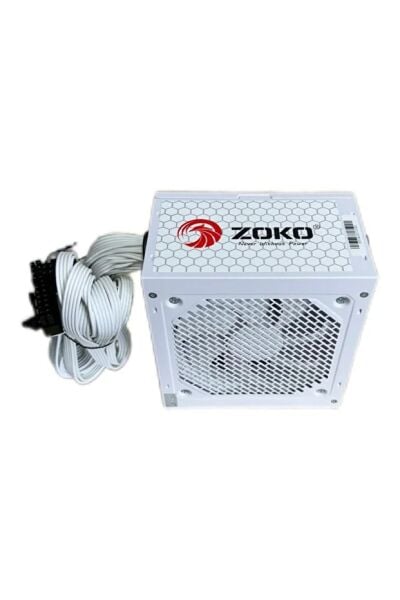 ZOKO ZK600 Beyaz 600W 12 Cm Fanlı Güç Kaynağı
