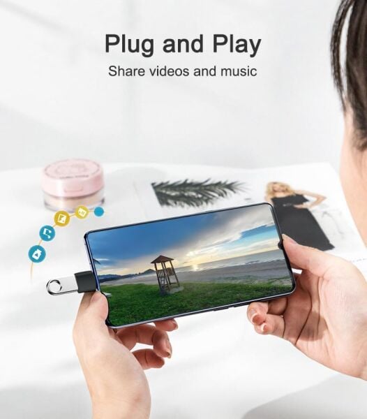 Osqar Type-c To Usb 3.0 Veri Aktarımı Otg Çevirici Dönüştürücü Adaptör