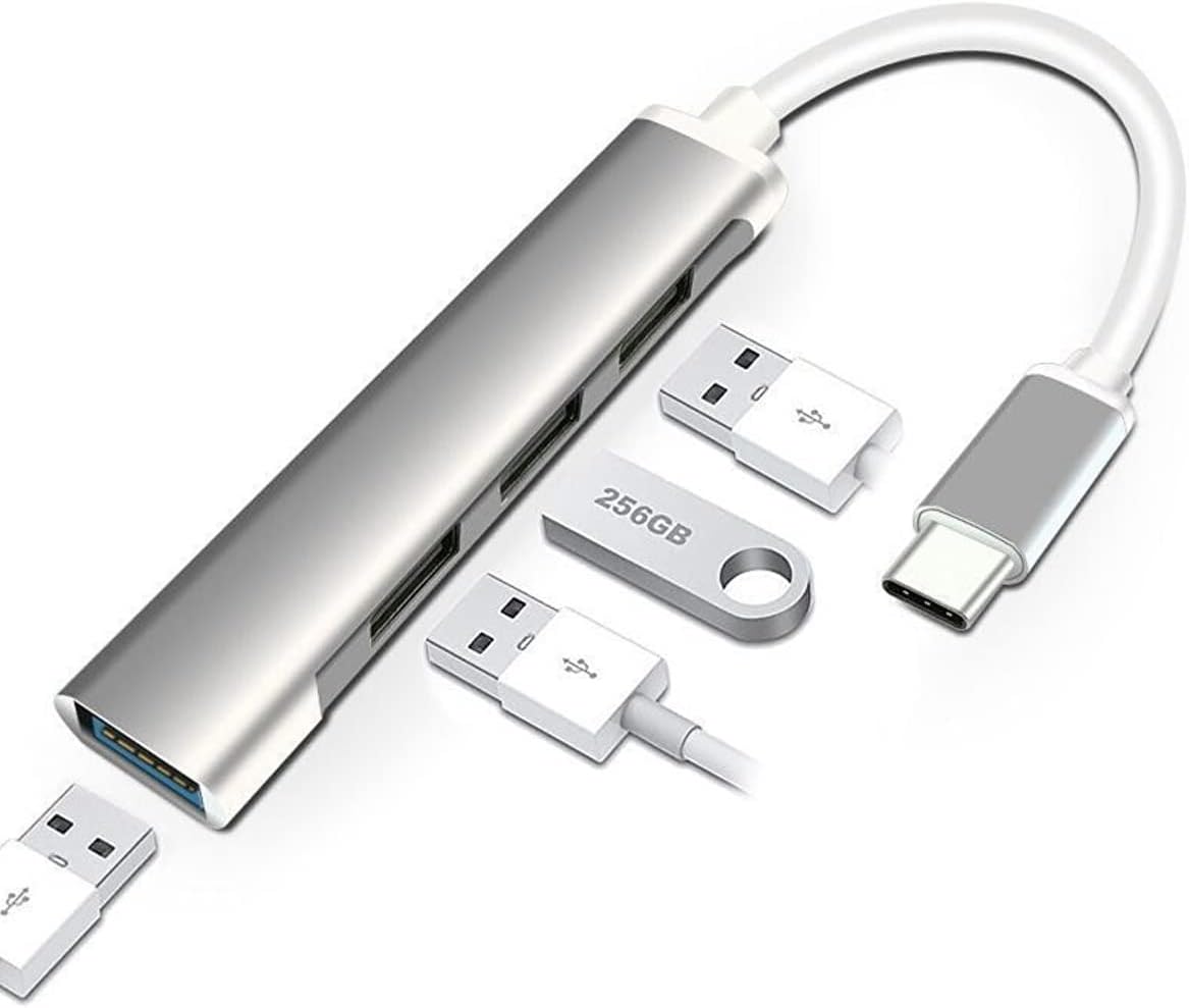 Type-C’den USB Çoğaltıcı  4 PORT USB 3.0 Dönüştürücü