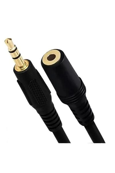3 Metre 3.5mm Erkek Kadın Ses Kulaklık Uzatma Kablosu  Ses Aux Adaptör Jak Kablosu