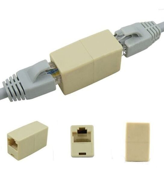 Adsl Kablo Uzatma Aparatı Rj45 Ek Cat5 Cat6 Ara (Köprü) - Gri