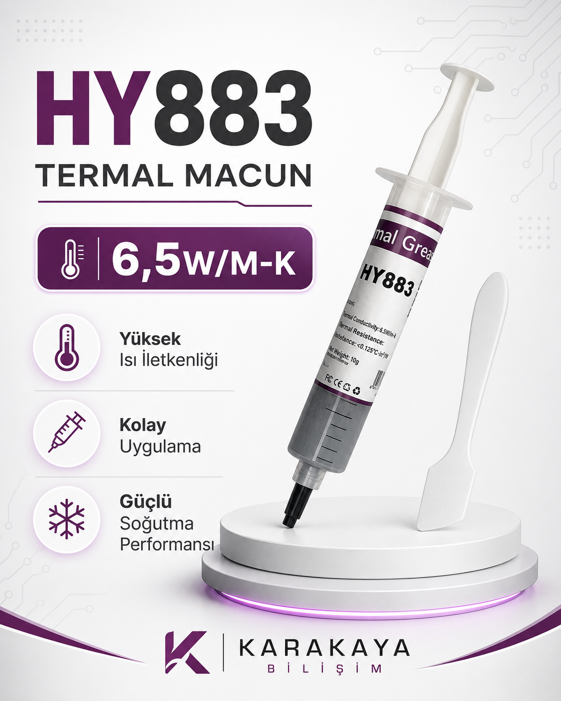 HY883 TERMAL MACUN 6,5W/M-K
