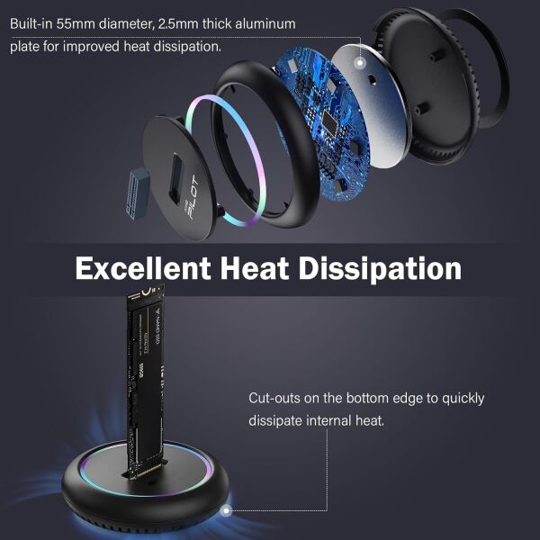 OSQAR 2 İN 1 TYPE-C M.2 SATA VE NVME SSD YUVASI M2 OKUYUCU