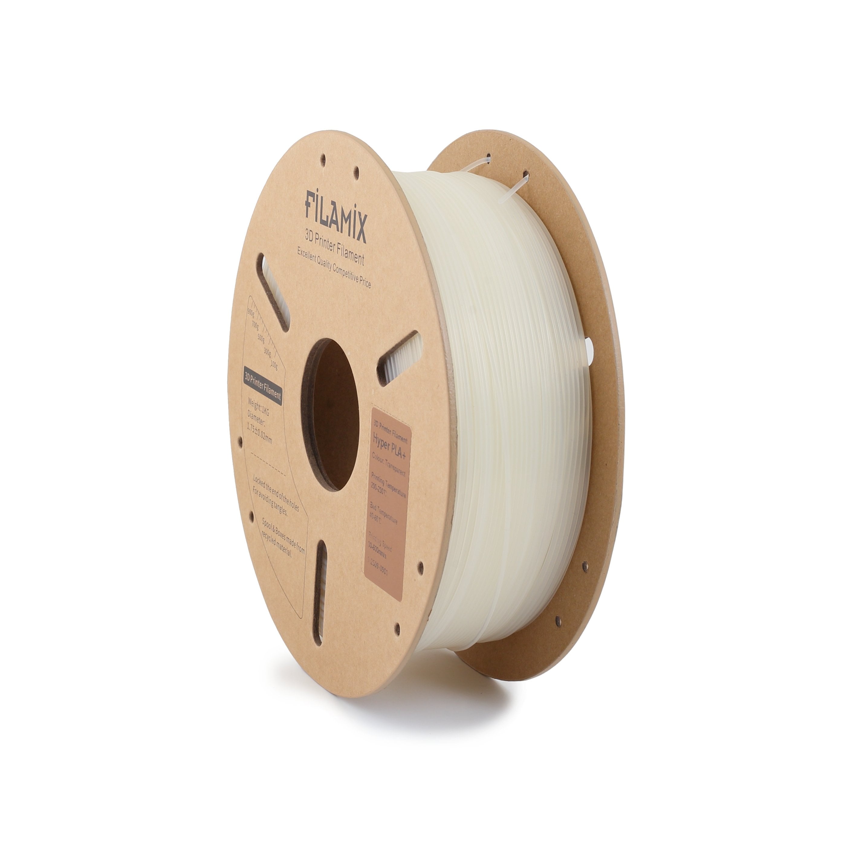 Filamix Hyper Pla+ Transparent Şeffaf