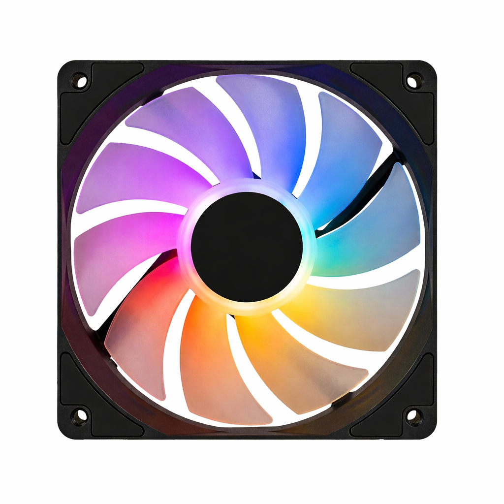 ZOKO  Rainbow Fan  120mm Gökkuşağı Işıklı Led Kasa Fanı