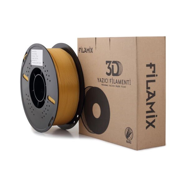Filamix Filament PLA + 1.75mm 1 KG Plus Golden