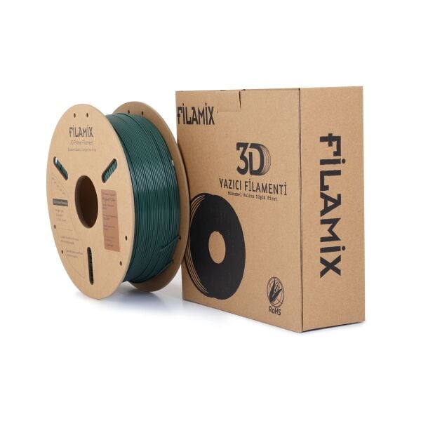Filamix Filament PLA + 1.75mm 1 KG Plus Blackish Green