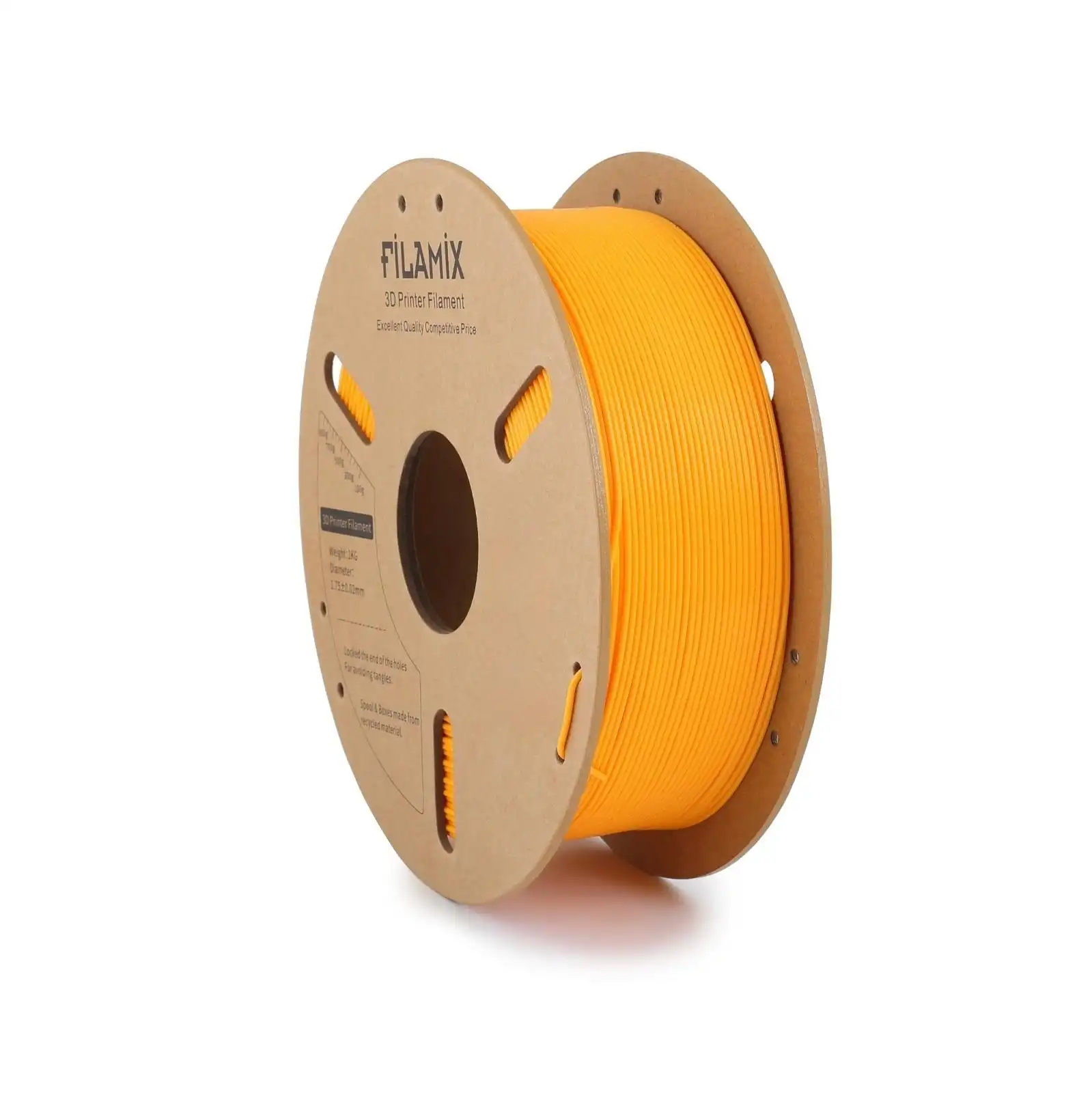 Filamix Filament PLA + 1.75mm 1 KG Plus Tangerine Orange