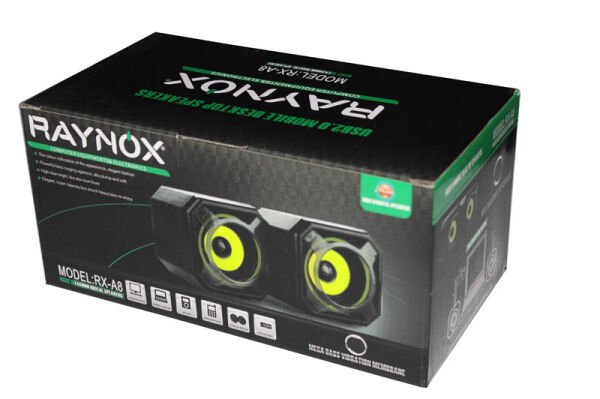 Raynox Rx-A8 1+1 Mega BASS Hoparlör