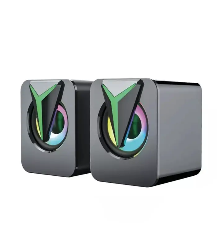 TRİO TRS3 2.0 RGB Işıklı 3W x2 USB Bilgisayar Hoparlör Mini Speaker