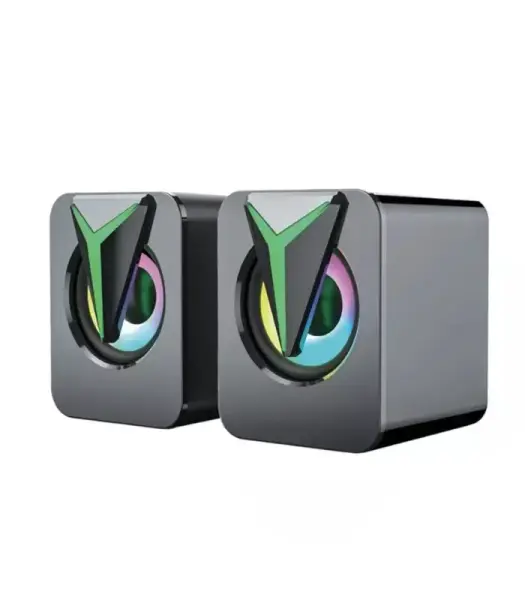 TRİO TRS3 2.0 RGB Işıklı 3W x2 USB Bilgisayar Hoparlör Mini Speaker