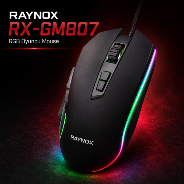 RAYNOX RX-GM807 RGB OYUNCU MOUSE