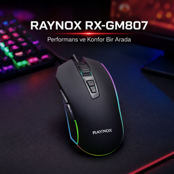 RAYNOX RX-GM807 RGB OYUNCU MOUSE
