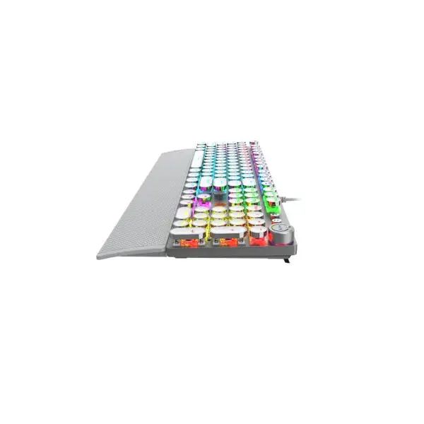 Lecoo KG1102 Kablolu Blue Switch Makro Tuşlu RGB LED Aydınlatmalı Mekanik Gaming Türkçe Q Metalik Klavye