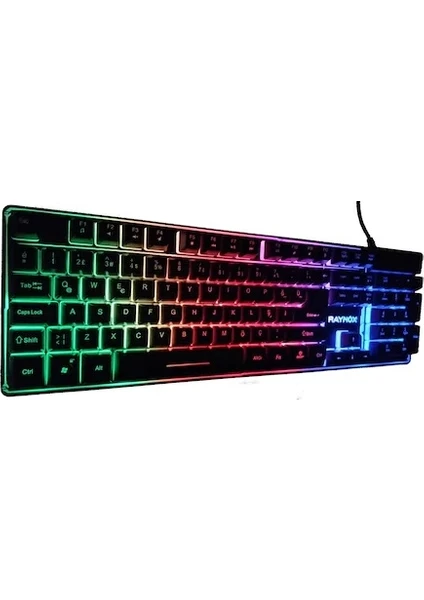 Raynox Pro K1000 Mekanik Hisli LED Rgb Oyuncu Klavyesi