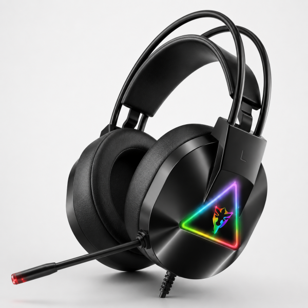 G909 RGB Işıklı Mikrofonlu Kablolu Oyuncu Kulaklığı